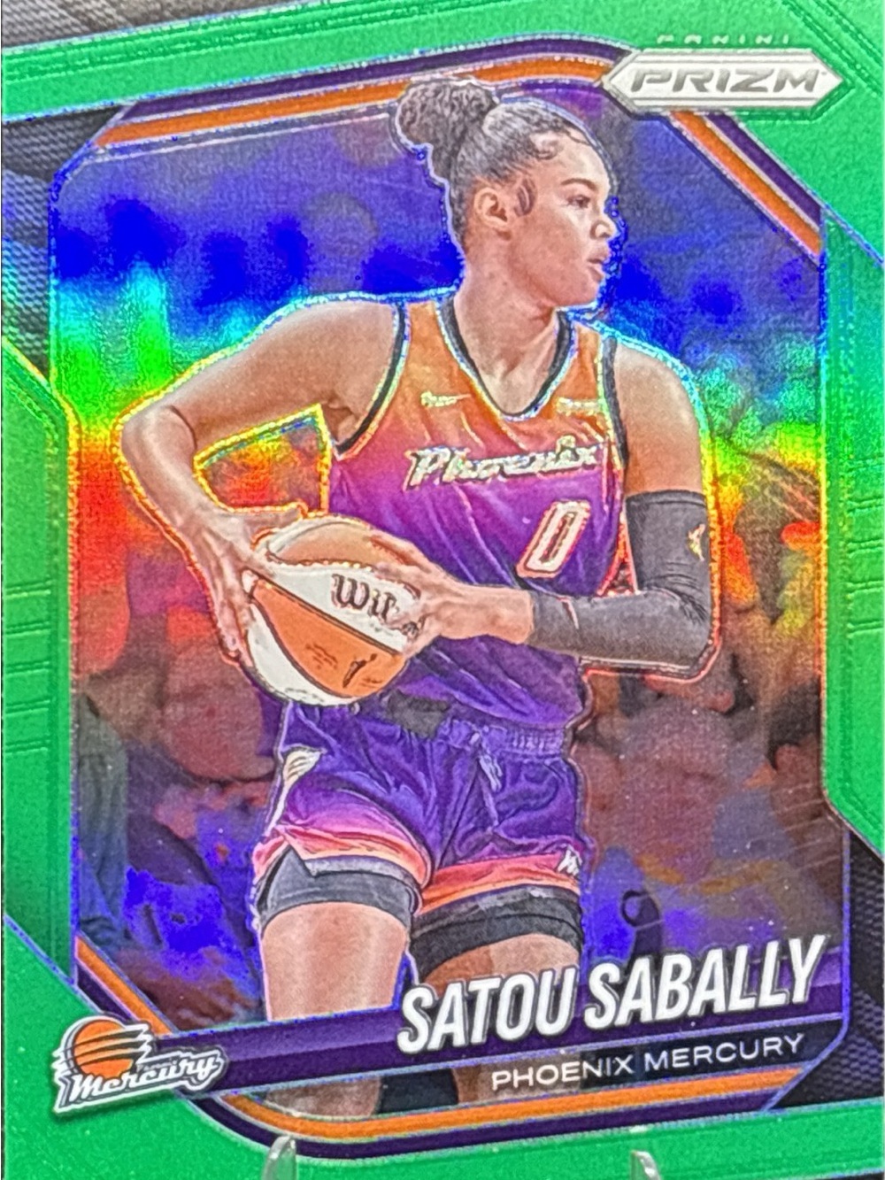 Panini Prizm Satou Sabally Green Prizm Phoenix Mercury Basketball Card